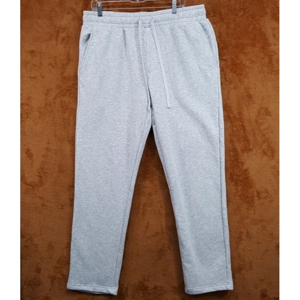 COTTON ON Sweatpants Mens Large Grey Drawstring Relaxed Track Pant Fleece Lined